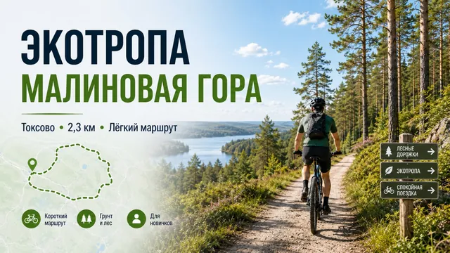 Обложка маршрута «Экотропа Малиновая гора»