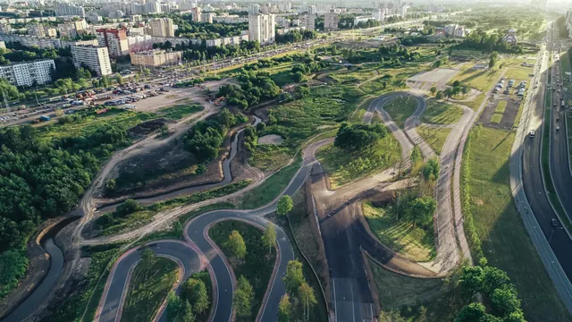 Обложка маршрута «Веломаршрут в Муринском парке в Санкт-Петербурге»