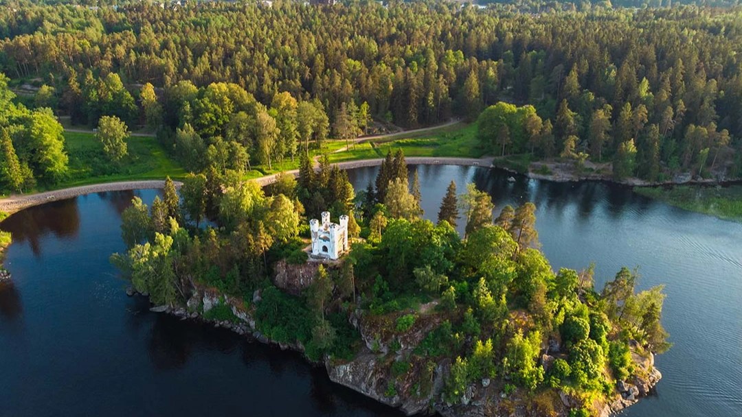 Обложка маршрута «Веломаршрут по парку Монрепо в Выборге»